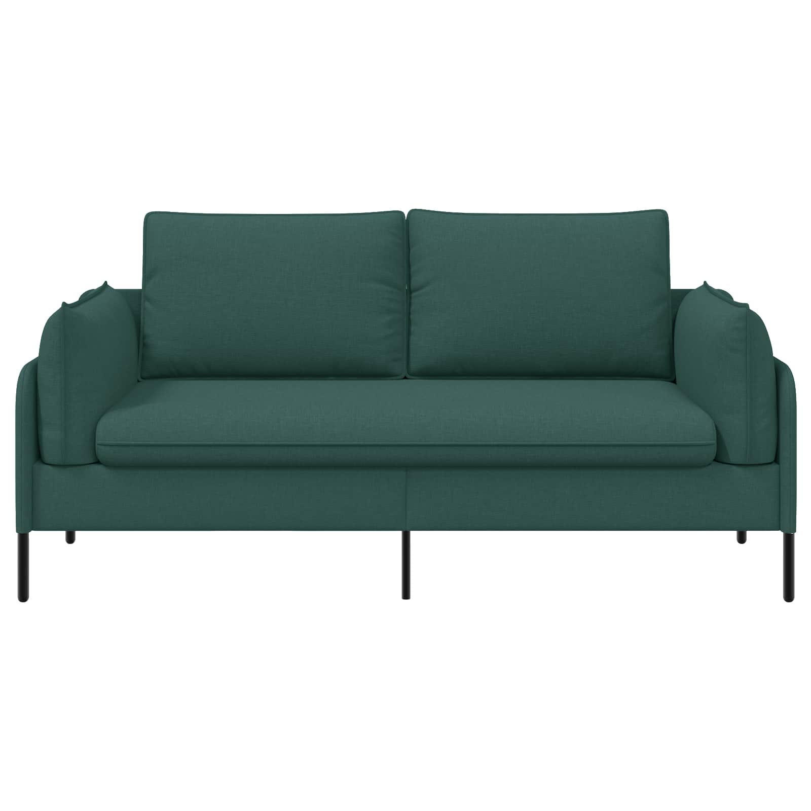 2-Zits Sofa Donkergroen 188 x 81 x 89 cm Stof
