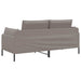 2-Zits Sofa Taupe 188 x 81 x 89 cm Stof