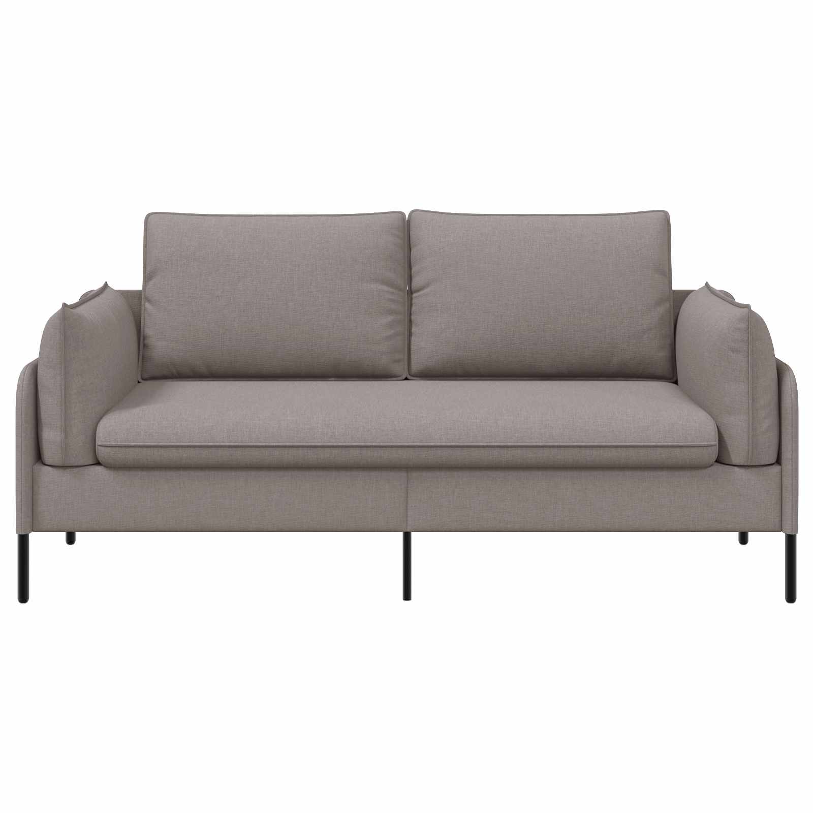 2-Zits Sofa Taupe 188 x 81 x 89 cm Stof