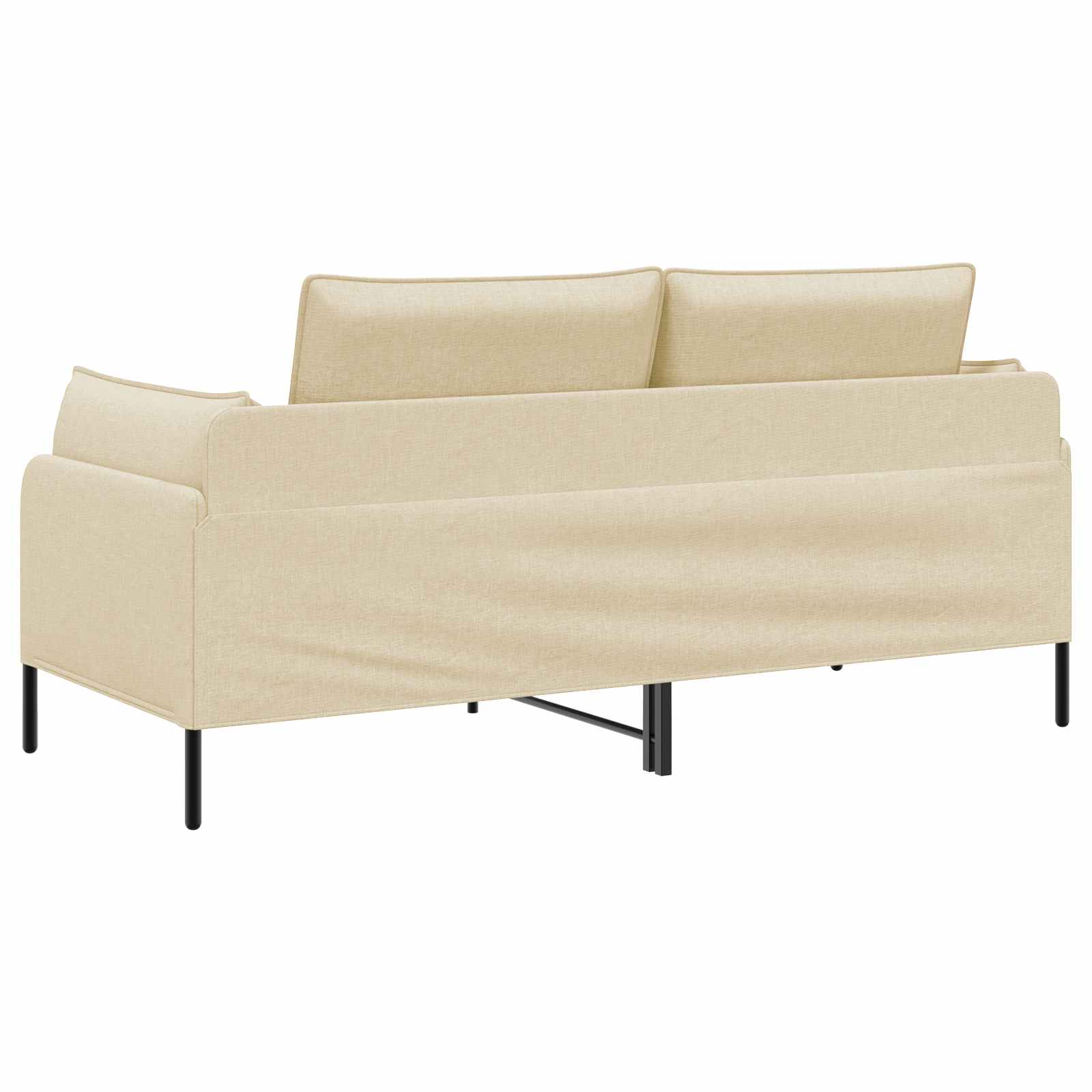 2-Zits Sofa Crèmekleurig 188 x 81 x 89 cm Stof