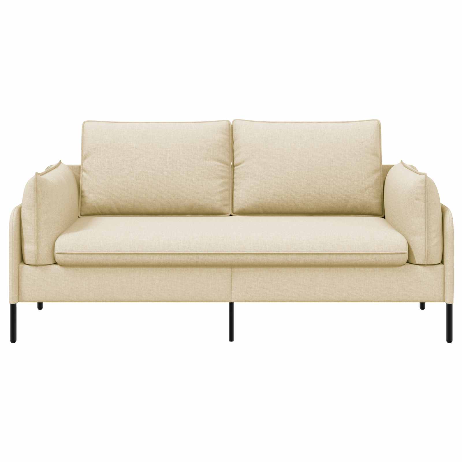 2-Zits Sofa Crèmekleurig 188 x 81 x 89 cm Stof