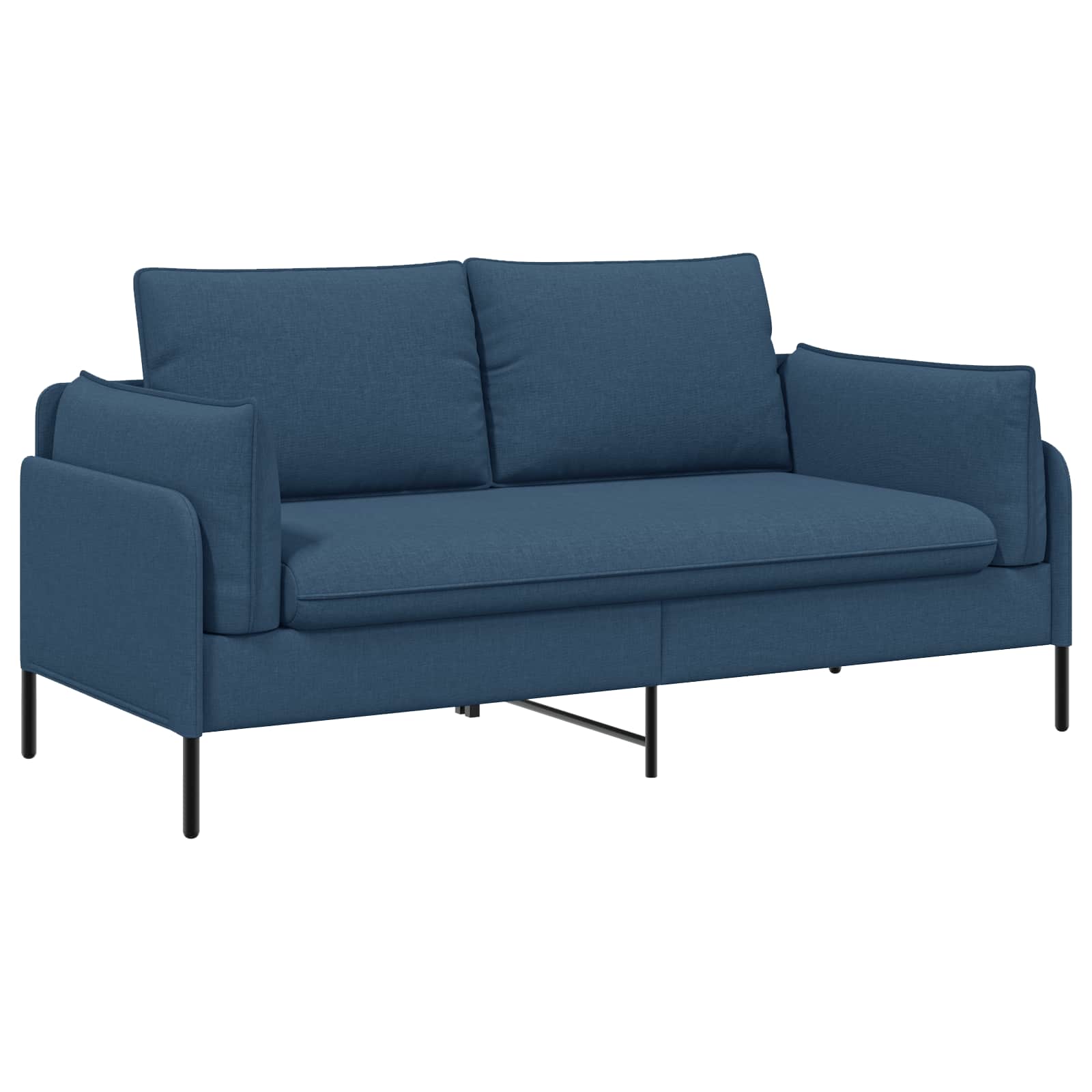 2-Zits Sofa Blauw 188 x 81 x 89 cm Stof