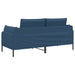 2-Zits Sofa Blauw 188 x 81 x 89 cm Stof