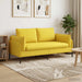 2-Zits Sofa Lichtgeel 188 x 81 x 89 cm Stof
