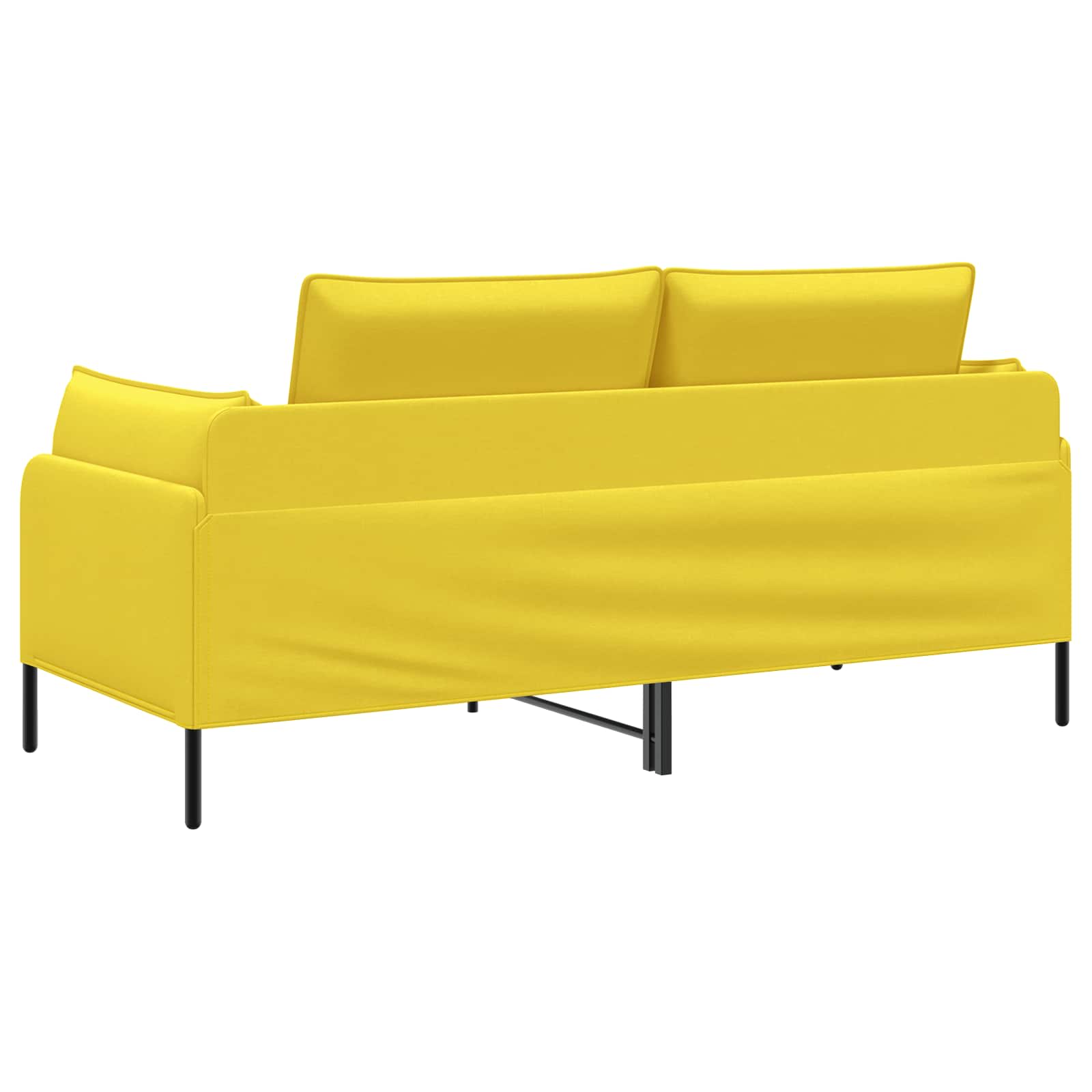 2-Zits Sofa Lichtgeel 188 x 81 x 89 cm Stof