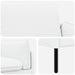2-Zits Sofa Wit 188 x 81 x 89 cm Stof