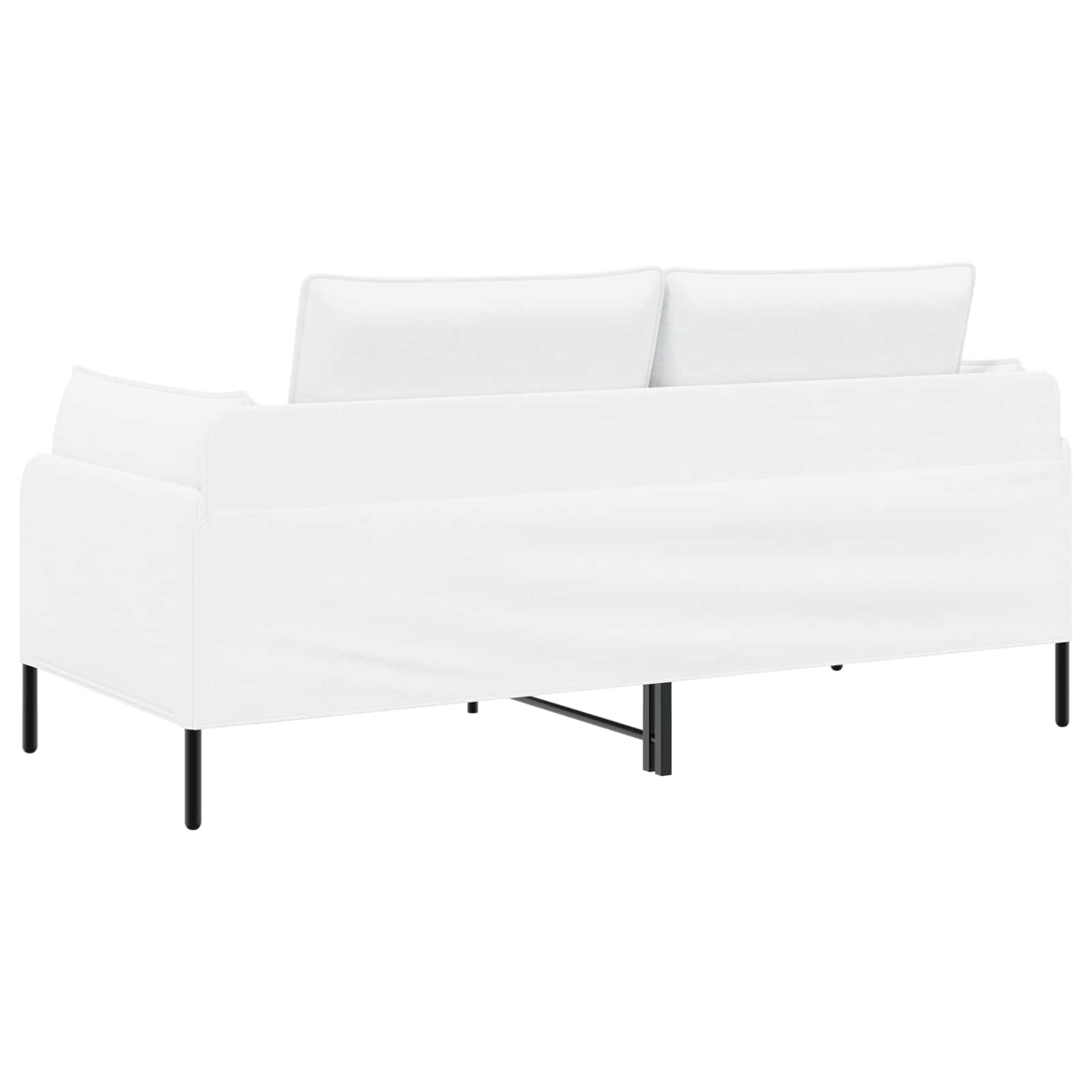 2-Zits Sofa Wit 188 x 81 x 89 cm Stof