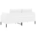 2-Zits Sofa Wit 188 x 81 x 89 cm Stof