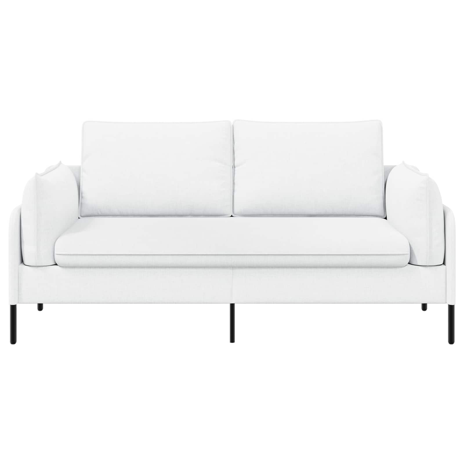 2-Zits Sofa Wit 188 x 81 x 89 cm Stof