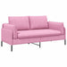 2-Zits Sofa Roze 188 x 81 x 89 cm Stof