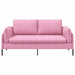 2-Zits Sofa Roze 188 x 81 x 89 cm Stof