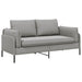 2-Zits Sofa 2-zits Lichtgrijs 188 x 81 x 89 cm fluweel