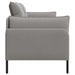 2-Zits Sofa 2-zits Lichtgrijs 188 x 81 x 89 cm fluweel