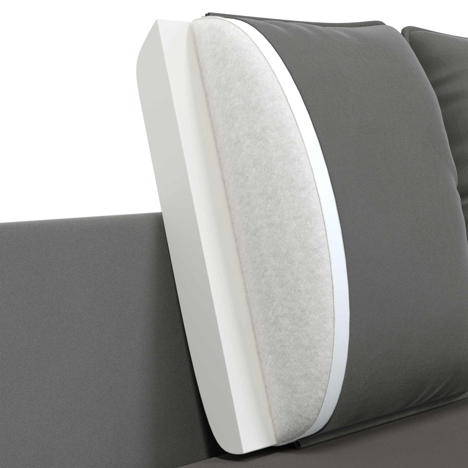 2-Zits Sofa 2-zits Donkergrijs 188 x 81 x 89 cm fluweel