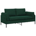2-Zits Sofa 2-zits Donkergroen 188 x 81 x 89 cm fluweel