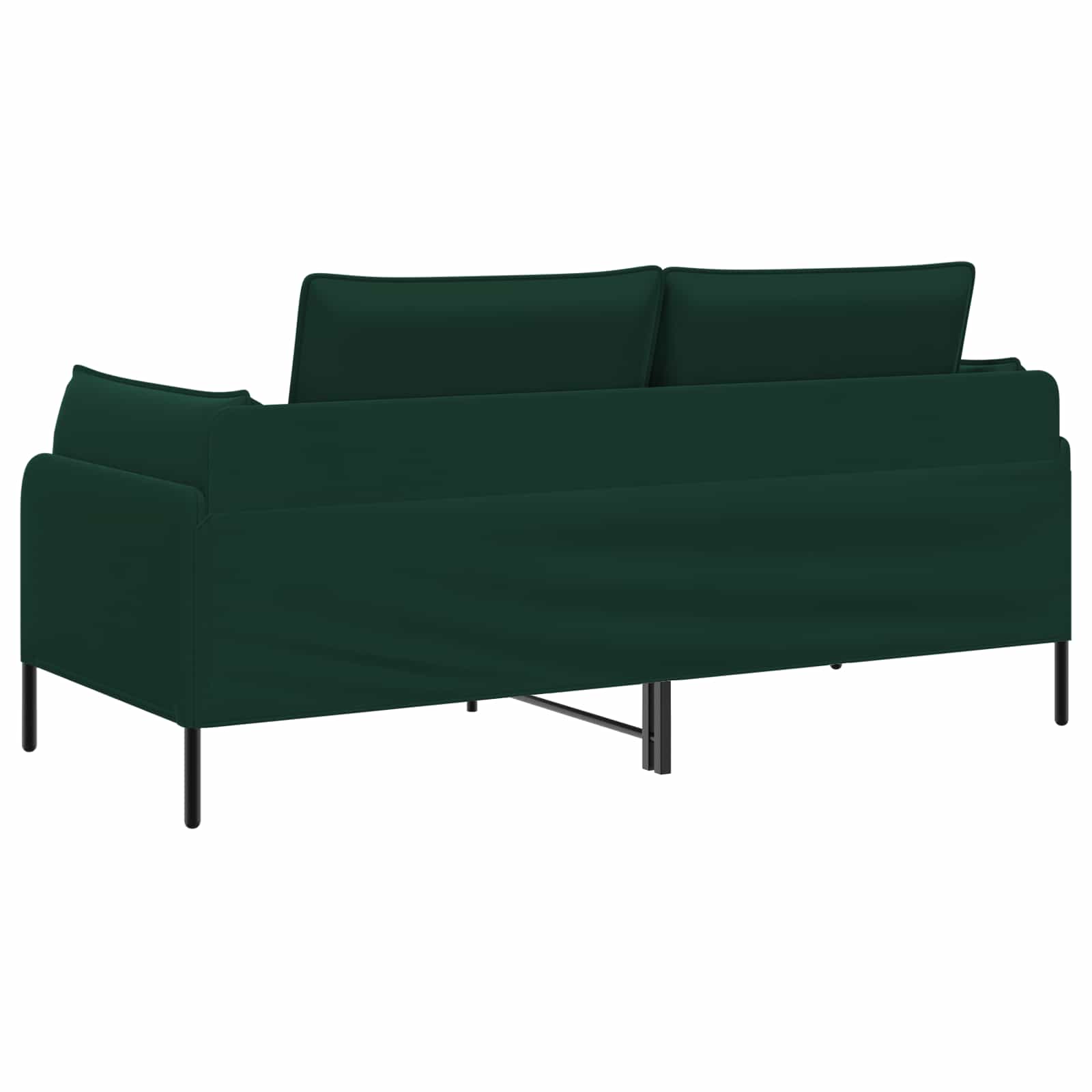 2-Zits Sofa 2-zits Donkergroen 188 x 81 x 89 cm fluweel