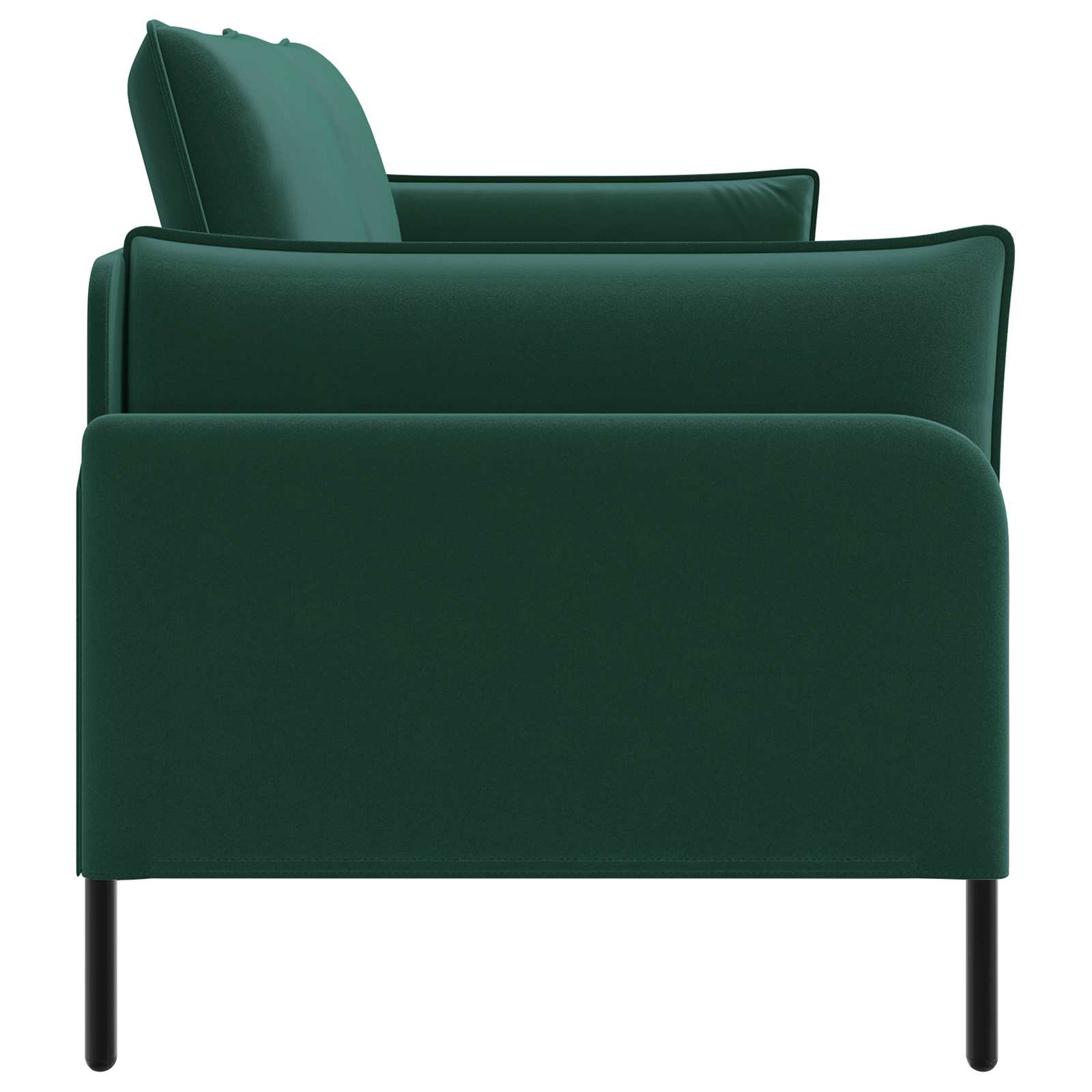 2-Zits Sofa 2-zits Donkergroen 188 x 81 x 89 cm fluweel