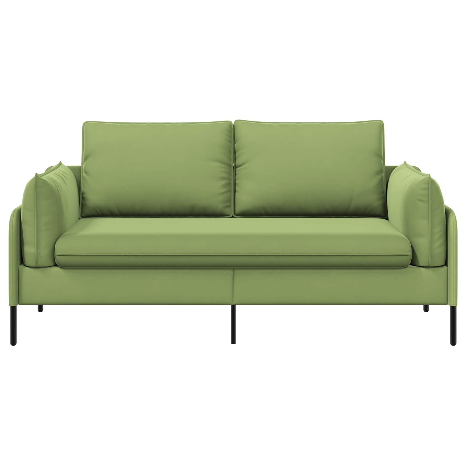 2-Zits Sofa 2-zits Lichtgroen 188 x 81 x 89 cm fluweel