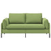 2-Zits Sofa 2-zits Lichtgroen 188 x 81 x 89 cm fluweel
