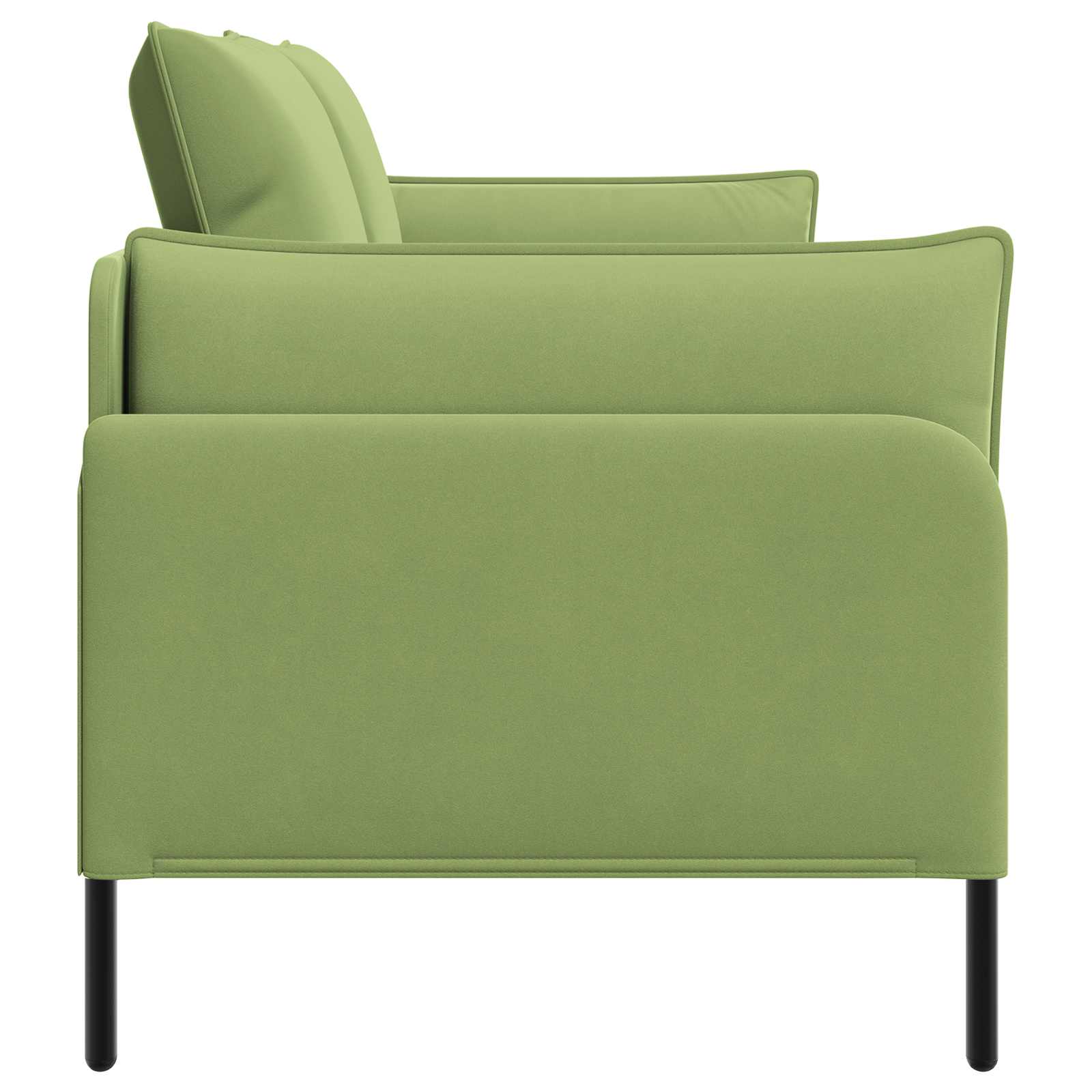 2-Zits Sofa 2-zits Lichtgroen 188 x 81 x 89 cm fluweel