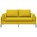 2-Zits Sofa 2-zits Geel 188 x 81 x 89 cm fluweel