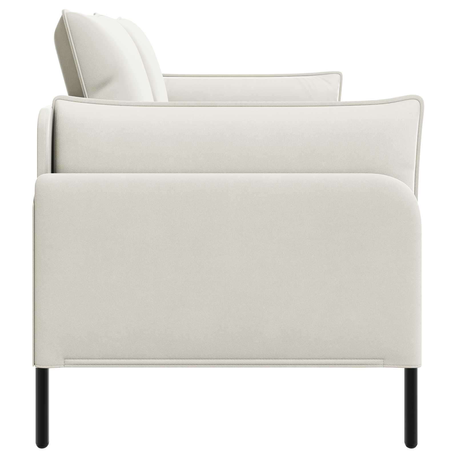 2-Zits Sofa 2-zits Crèmekleurig 188 x 81 x 89 cm fluweel