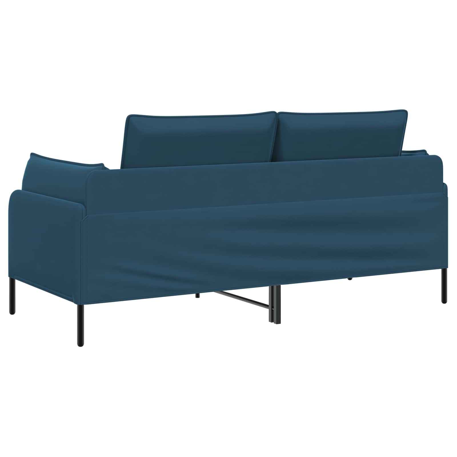 2-Zits Sofa 2-zits Blauw 188 x 81 x 89 cm fluweel
