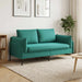 2-Zits Sofa 2-zits Turquoise 188 x 81 x 89 cm fluweel