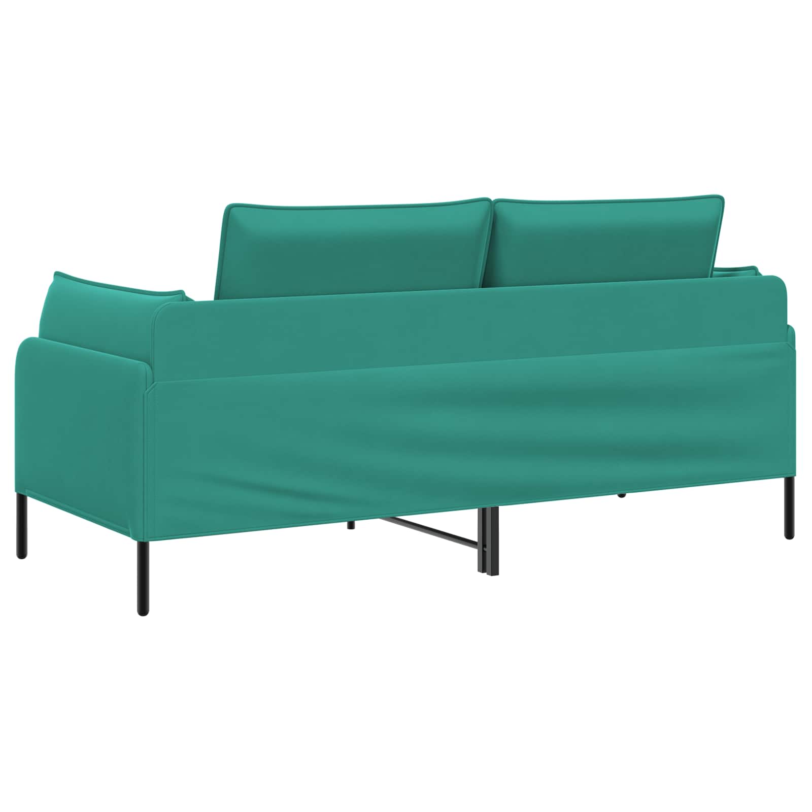 2-Zits Sofa 2-zits Turquoise 188 x 81 x 89 cm fluweel