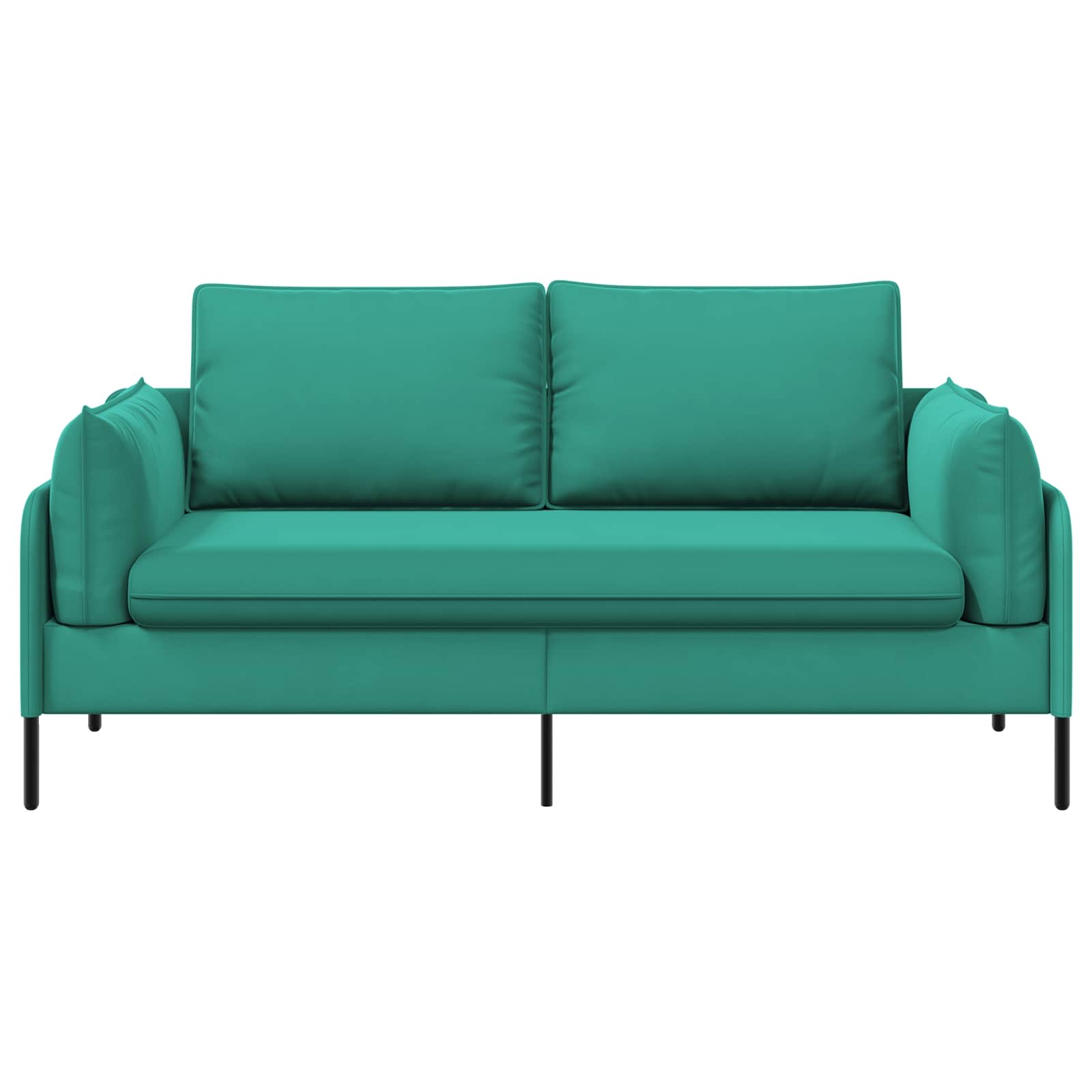 2-Zits Sofa 2-zits Turquoise 188 x 81 x 89 cm fluweel