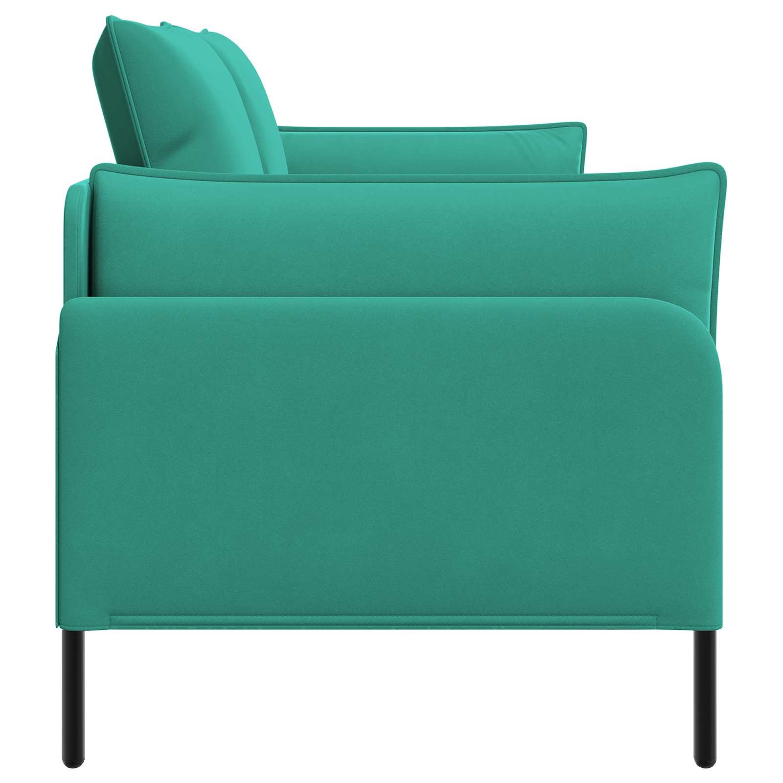 2-Zits Sofa 2-zits Turquoise 188 x 81 x 89 cm fluweel