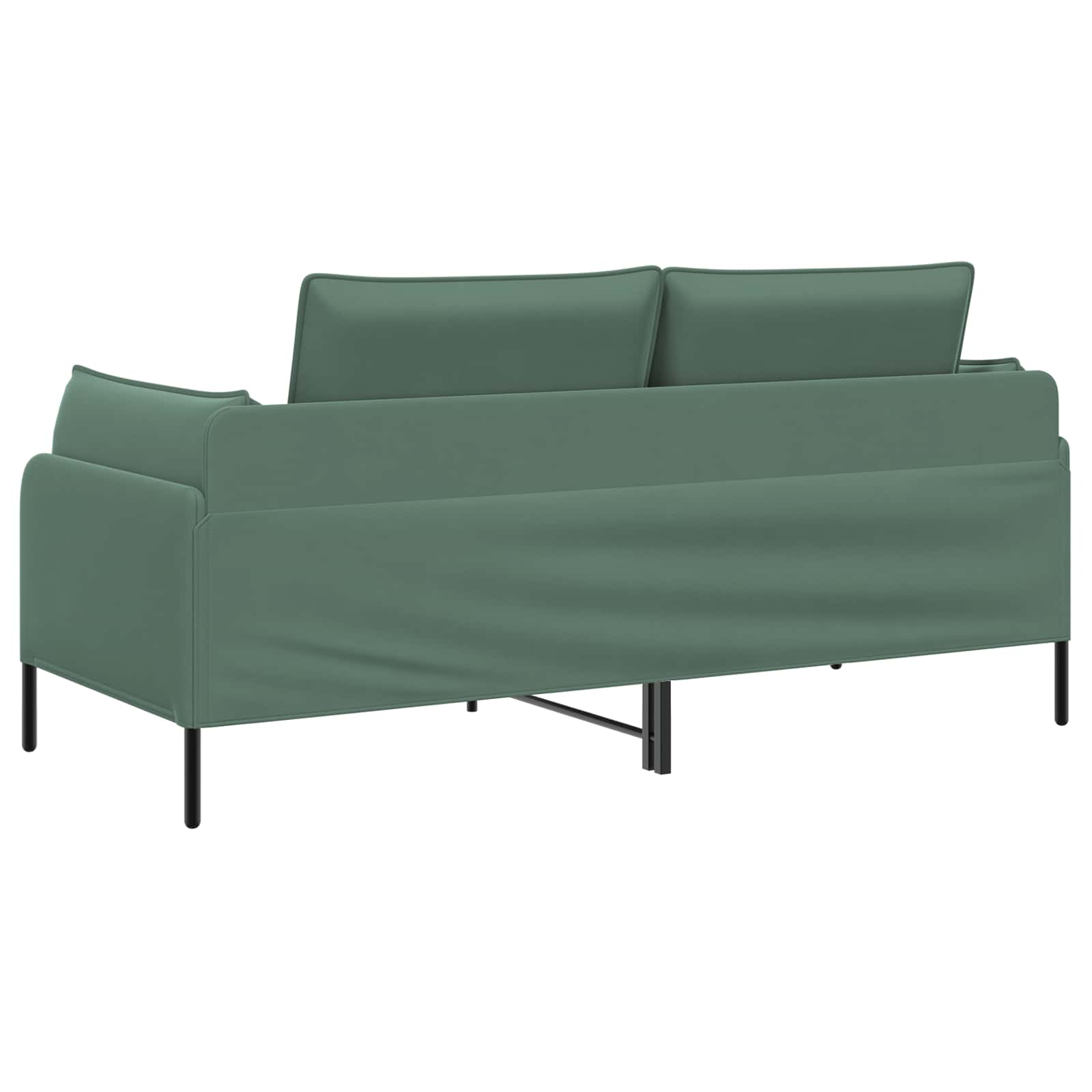 2-Zits Sofa Zeegroen 188 x 81 x 89 cm fluweel