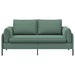 2-Zits Sofa Zeegroen 188 x 81 x 89 cm fluweel