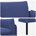 2-Zits Sofa 2-zits Politieblauw 188 x 81 x 89 cm fluweel