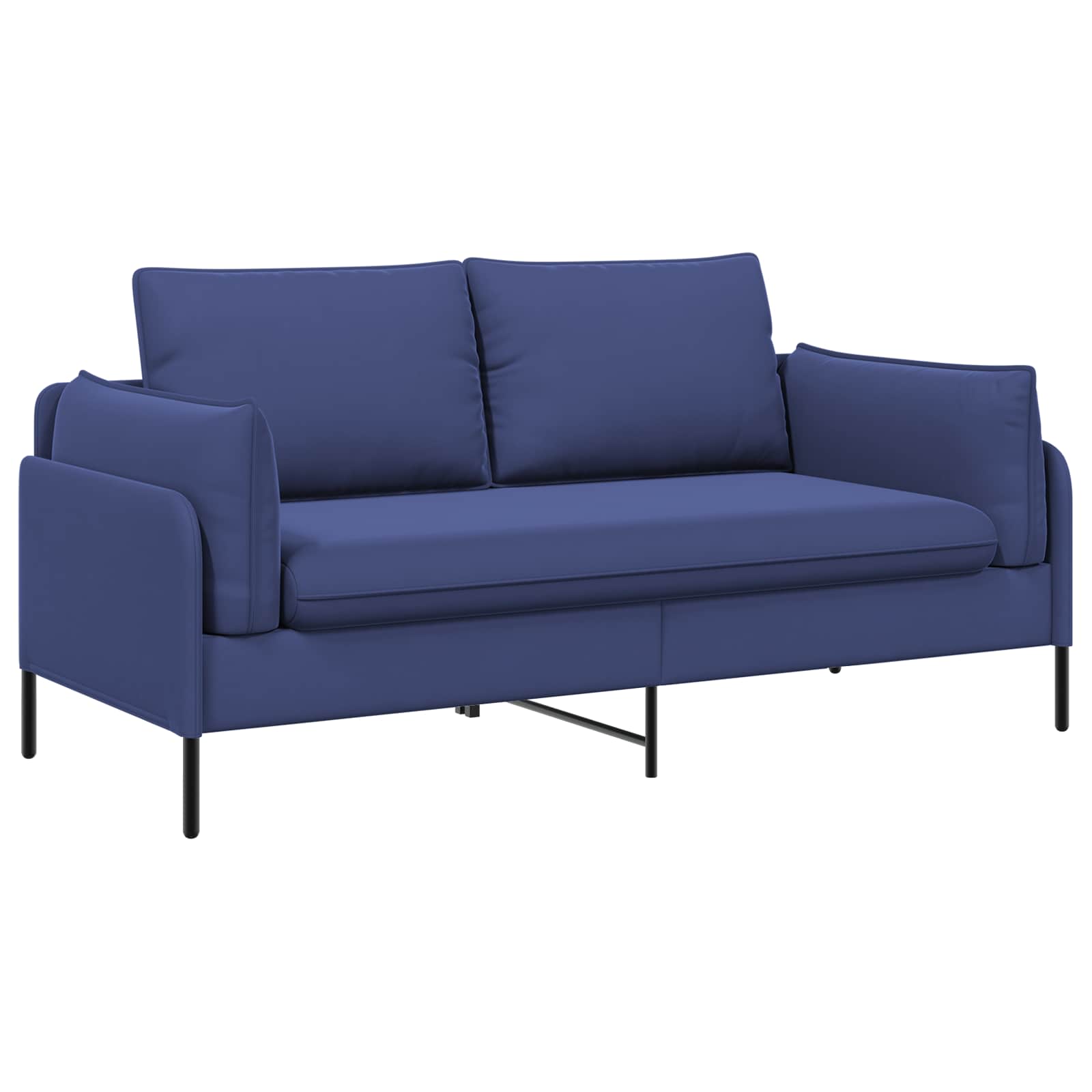 2-Zits Sofa 2-zits Politieblauw 188 x 81 x 89 cm fluweel