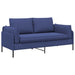 2-Zits Sofa 2-zits Politieblauw 188 x 81 x 89 cm fluweel