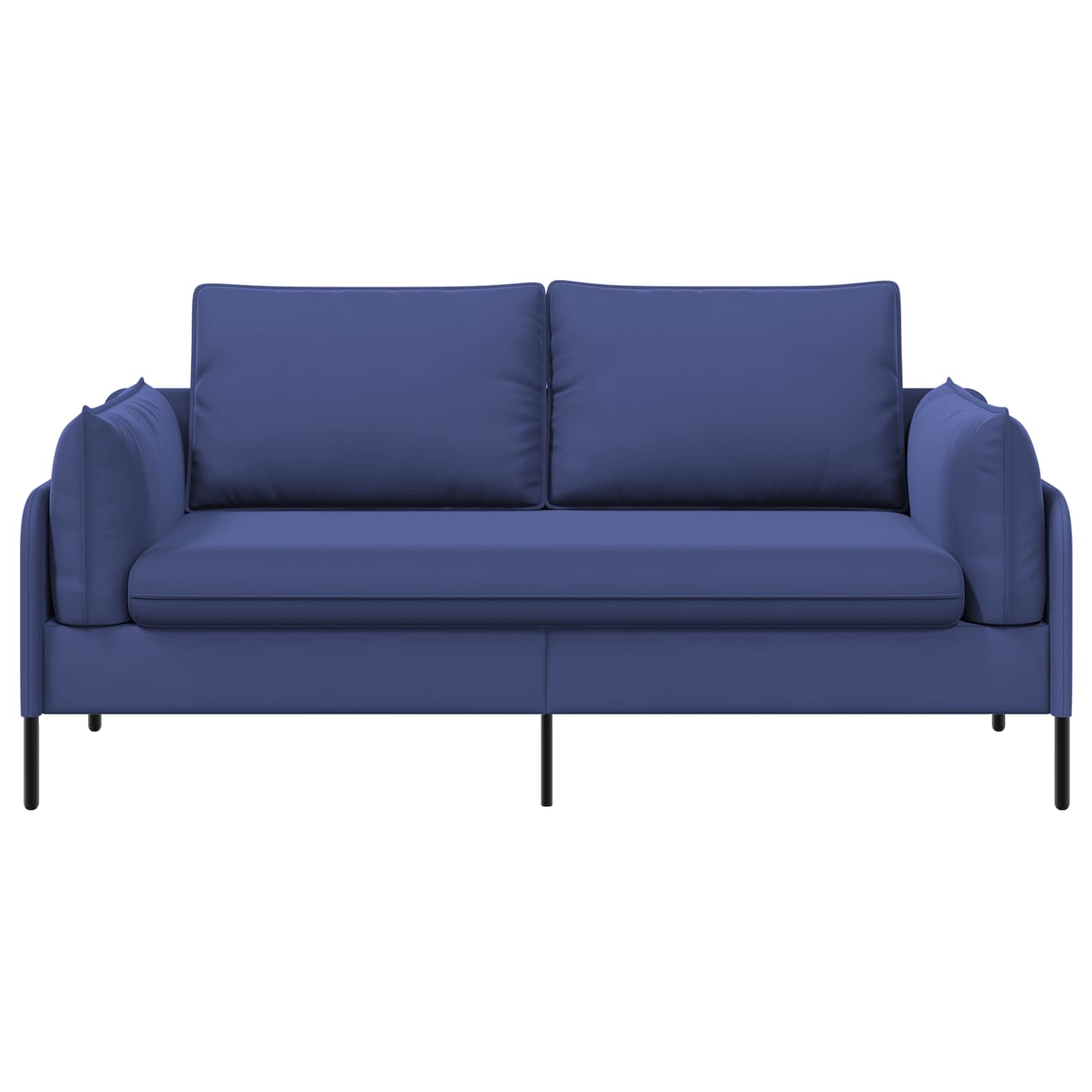 2-Zits Sofa 2-zits Politieblauw 188 x 81 x 89 cm fluweel