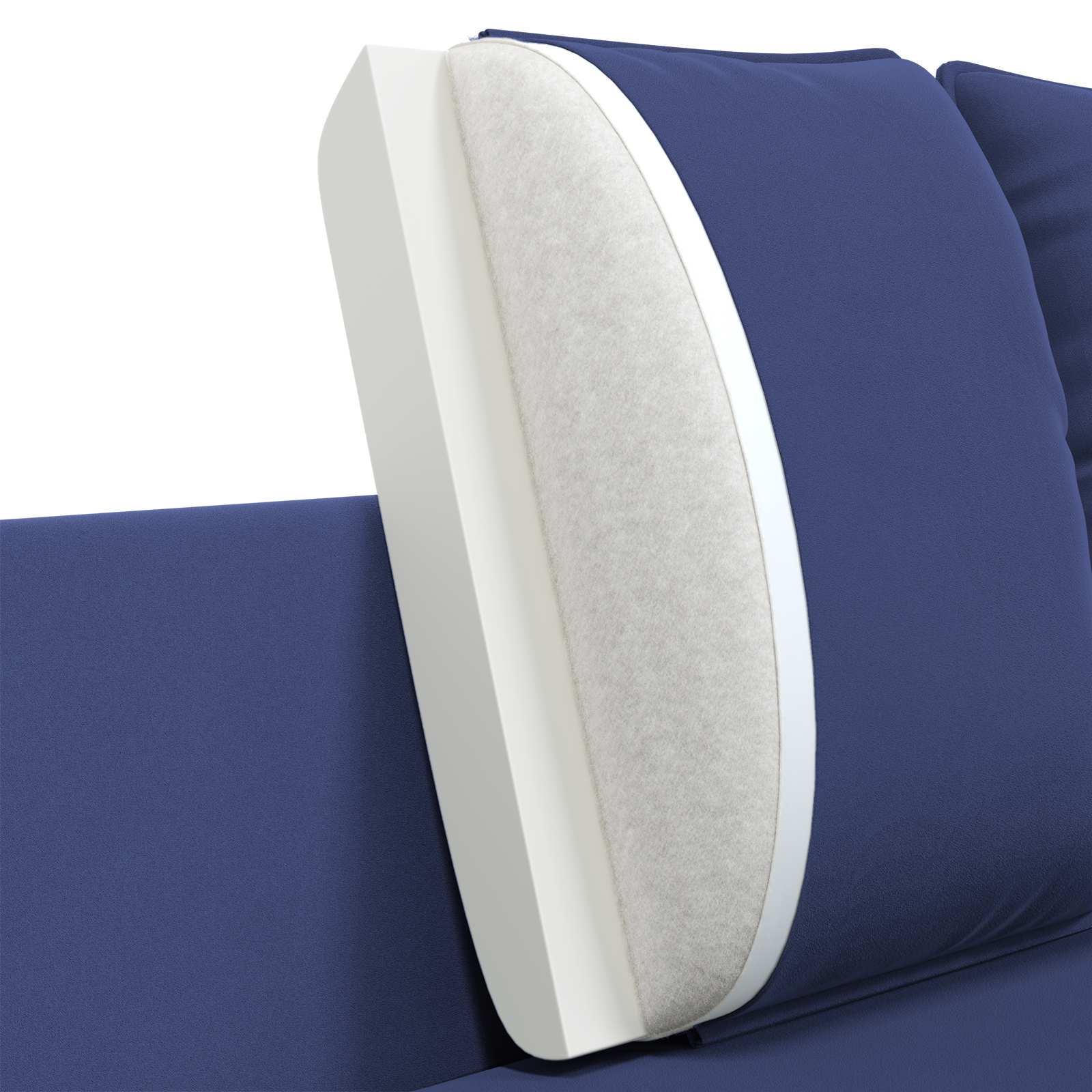 2-Zits Sofa 2-zits Politieblauw 188 x 81 x 89 cm fluweel