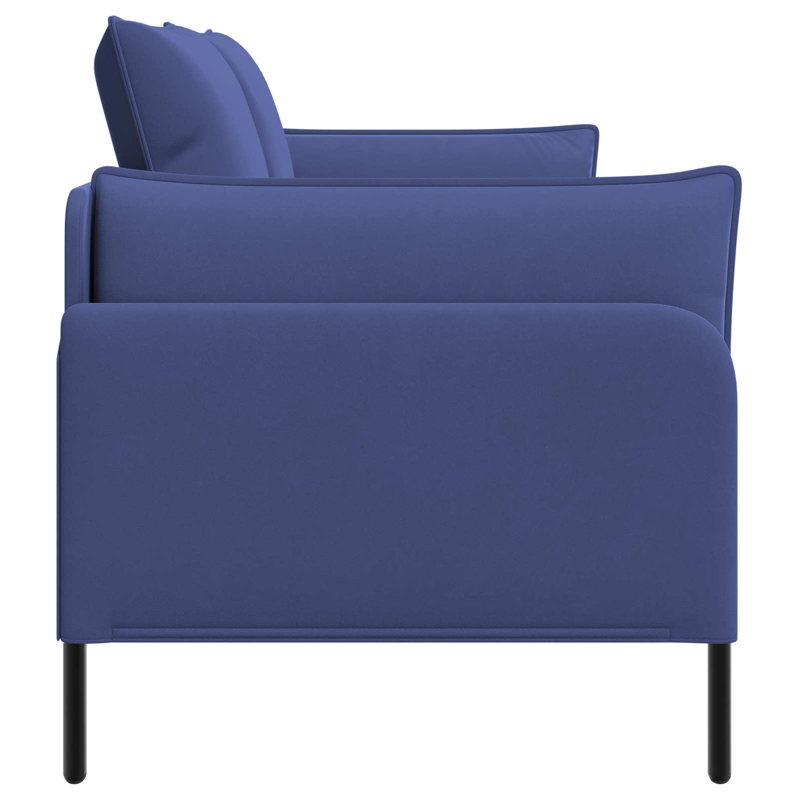2-Zits Sofa 2-zits Politieblauw 188 x 81 x 89 cm fluweel