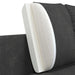 2-Zits Sofa Zwart 188 x 81 x 89 cm Kunstleer