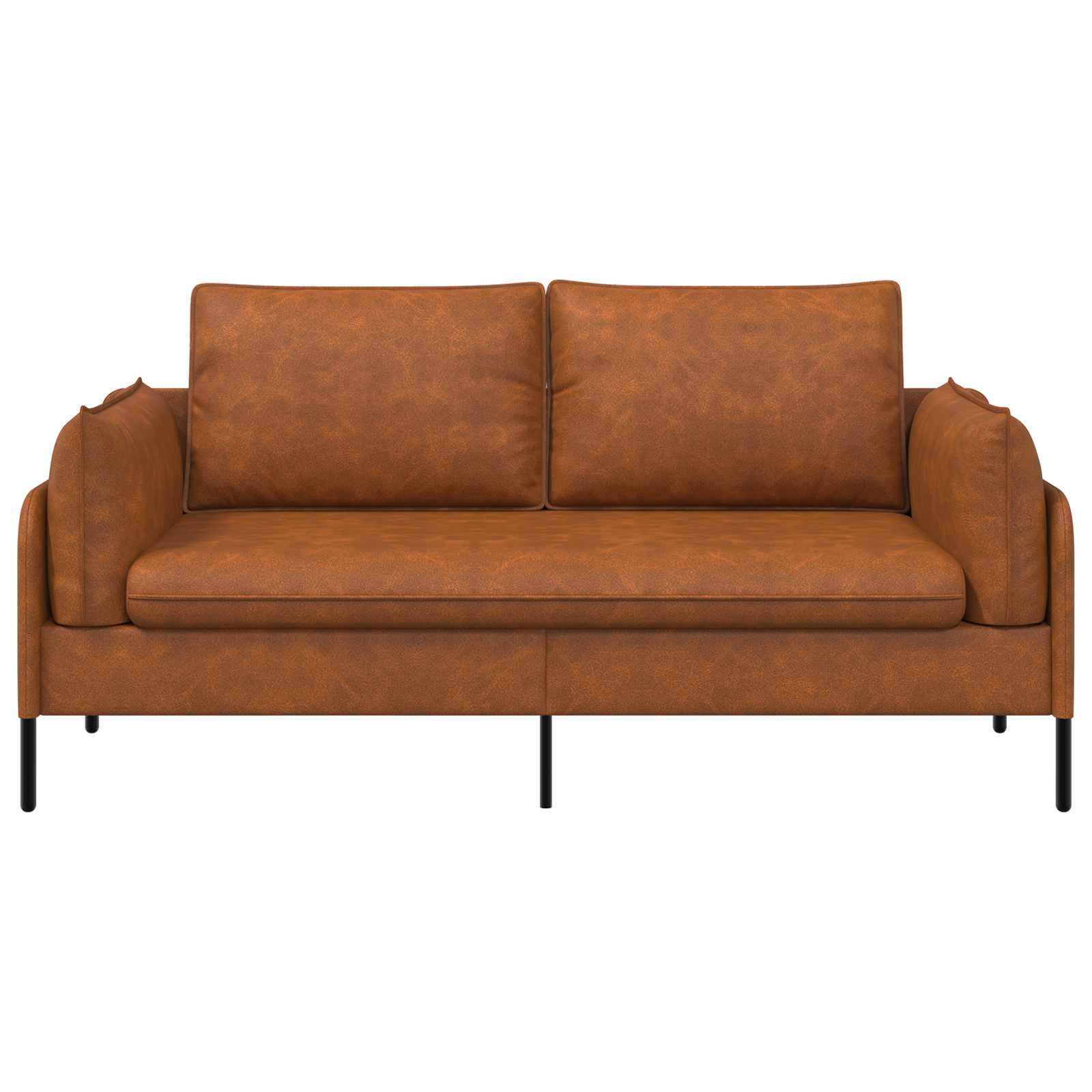 2-Zits Sofa Bruin 188 x 81 x 89 cm Kunstleer