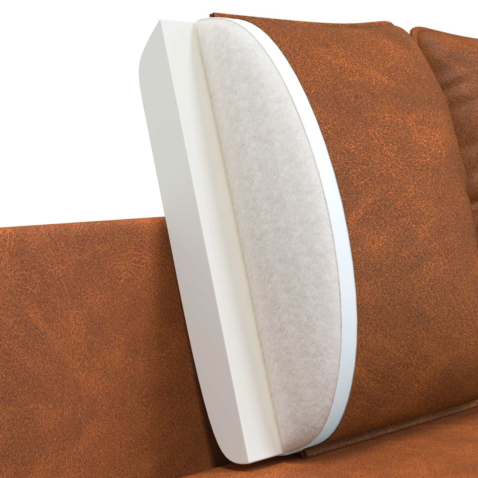 2-Zits Sofa Bruin 188 x 81 x 89 cm Kunstleer