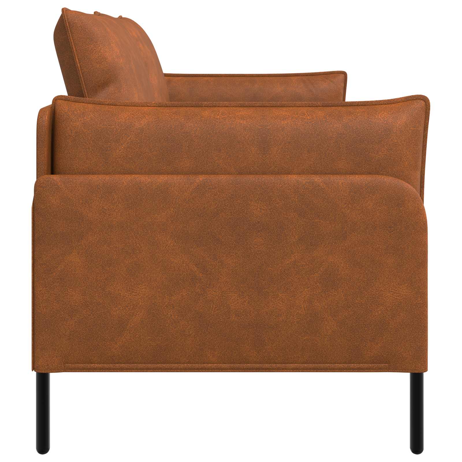 2-Zits Sofa Bruin 188 x 81 x 89 cm Kunstleer
