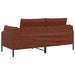2-Zits Sofa Glanzend Bruin 188 x 81 x 89 cm Kunstleer