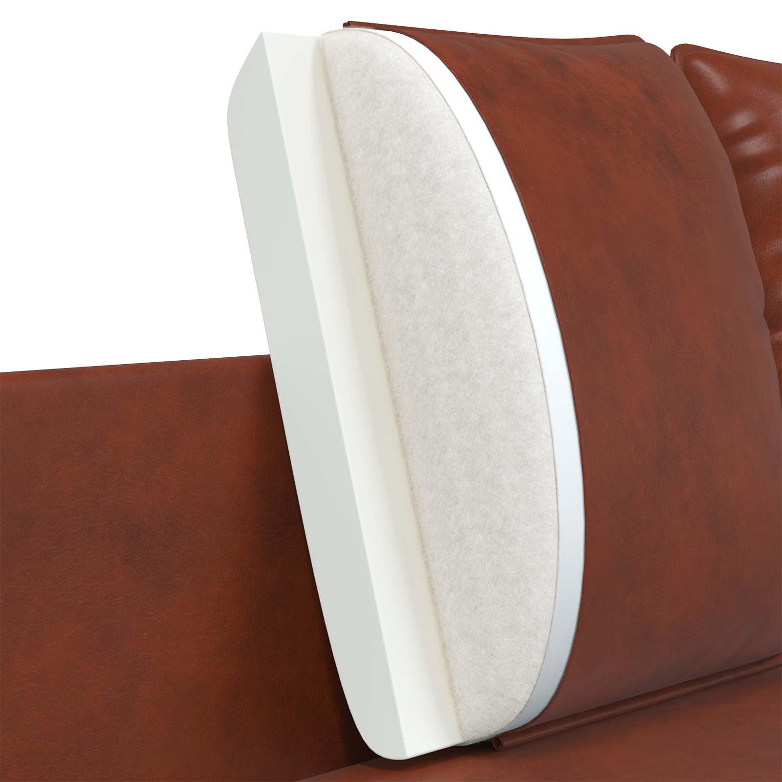 2-Zits Sofa Glanzend Bruin 188 x 81 x 89 cm Kunstleer