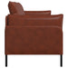 2-Zits Sofa Glanzend Bruin 188 x 81 x 89 cm Kunstleer