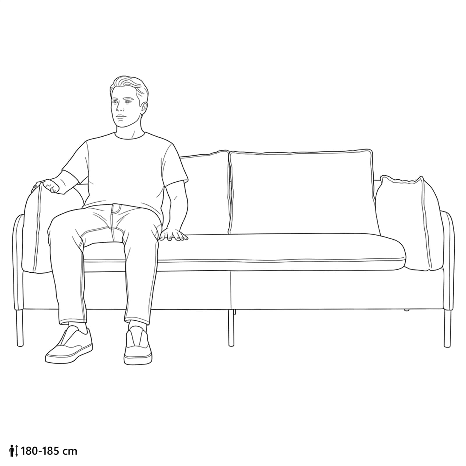 2-Zits Sofa Glanzend Bruin 188 x 81 x 89 cm Kunstleer