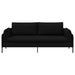 3-Zits Bank Zwart 222 x 81 x 89 cm Stof