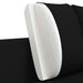 3-Zits Bank Zwart 222 x 81 x 89 cm Stof
