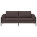 3-Zits Bank Donkerbruin 222 x 81 x 89 cm Stof